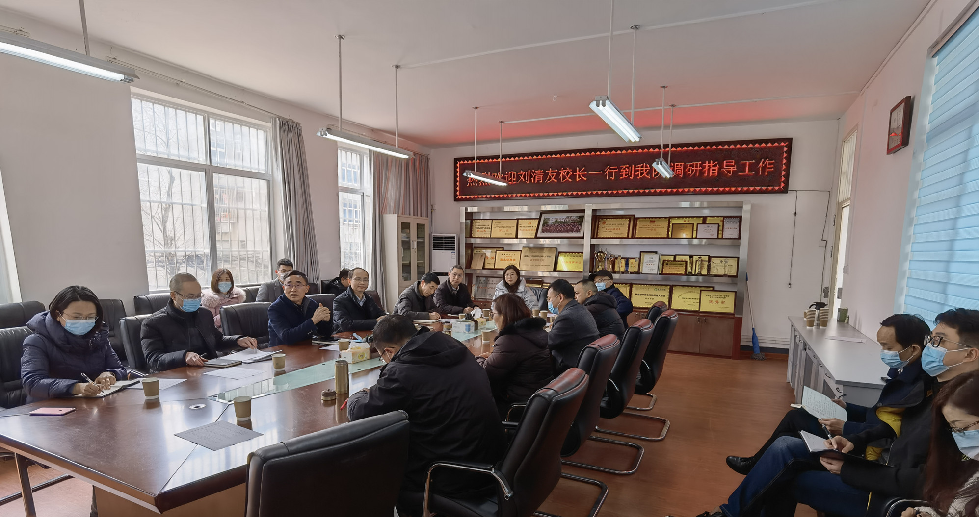 刘清友校长一行到计算机与网络安全学院（牛津布鲁克斯学院）调研指导工作